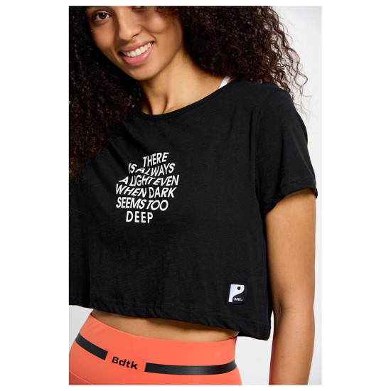 Bodytalk Γυναικεία κοντομάνικη μπλούζα Cropped
